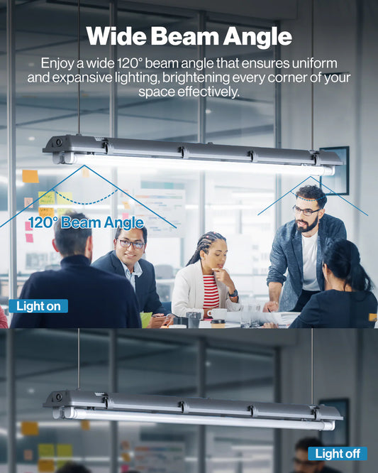 T8 LED Tube, 4ft, Frosted, Plug & Play, Hybrid Type A+B, Single/Double Ended, 20W, 2400 Lumens