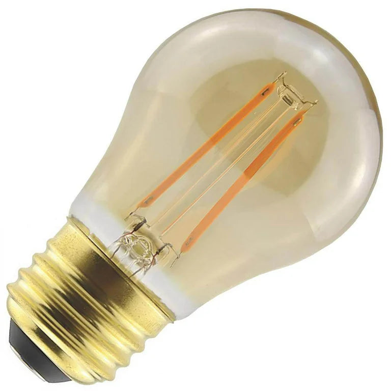 6.5W LED Light Bulb Amber Medium Screw Base 120V - HALCO-A15AMB5ANT-820-LED2