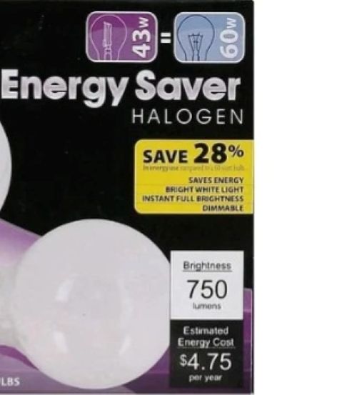 Feit Electric A19 43w Halogen Medium Base Frosted 8-pack