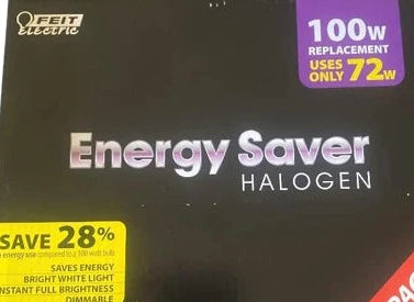 Feit Electric A19 72w Halogen Medium Base Frosted 8-pack