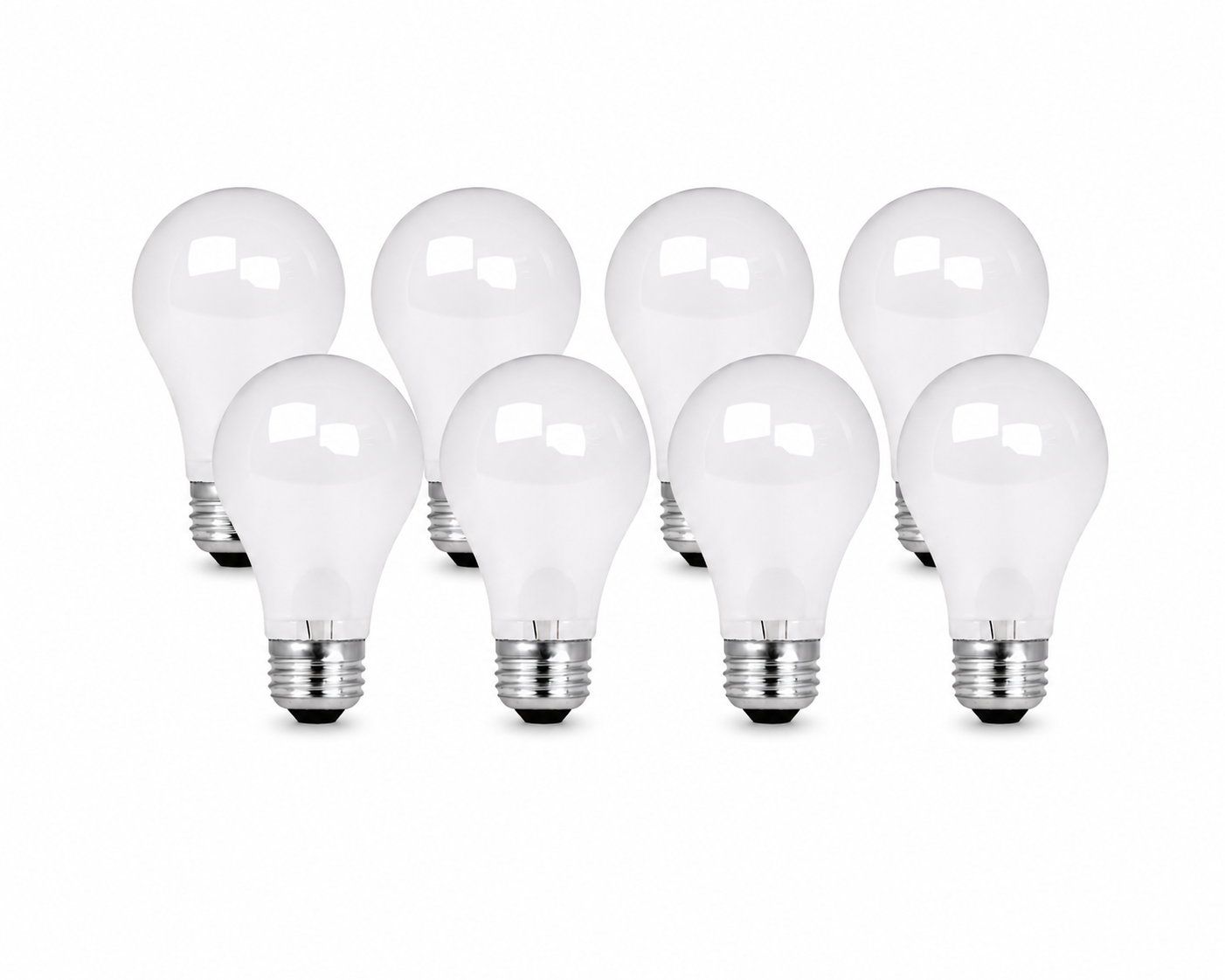 Feit Electric A19 43w Halogen Medium Base Frosted 8-pack