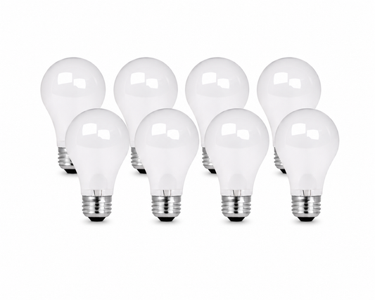 Feit Electric A19 43w Halogen Medium Base Frosted 8-pack