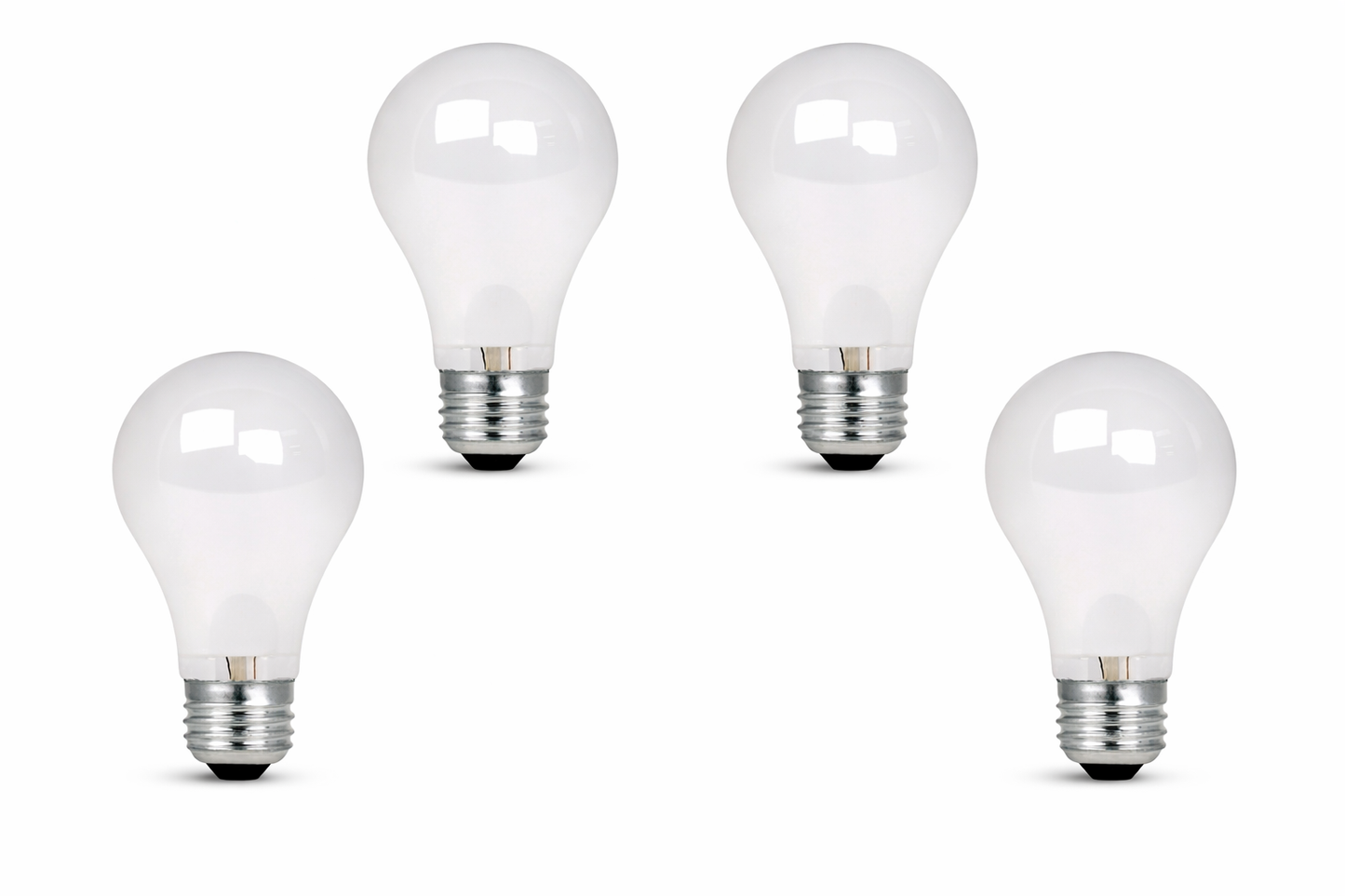 Feit Electric A19 72w Halogen Medium Base Frosted 8-pack