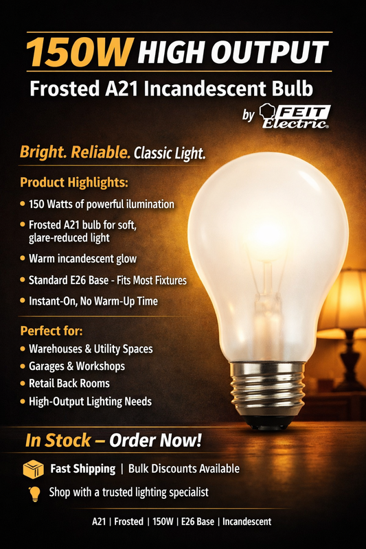 Feit Electric 150-watt A21 medium base