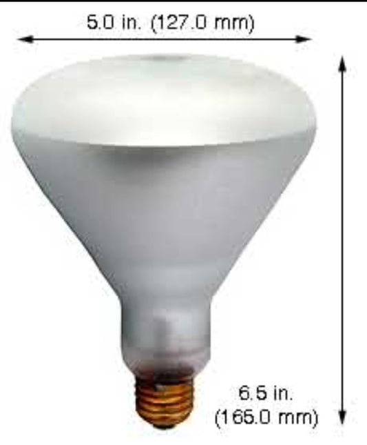 Feit BR 40 65W Indoor Flood Light Bulbs White Pack of 12 Alt To Phillips Brand